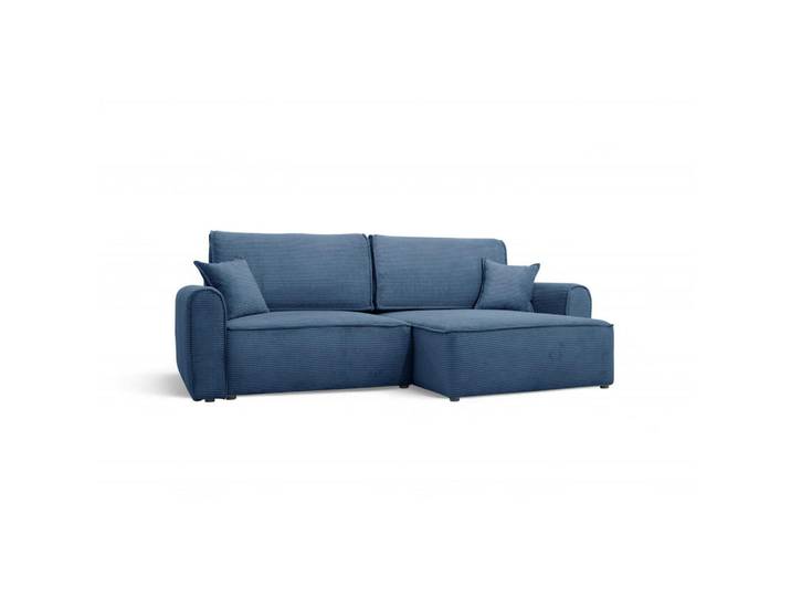 Furnisell Ecksofa mit Schlaffunktion Blau, seitenverkehrt montierbar, 244x148 cm, Wohnzimmer, Sofas & Couches, Wohnlandschaften, Ecksofas