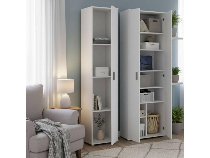Casciano - Armoire polyvalente grande\, 100x190h cm Blanc\, Modulable