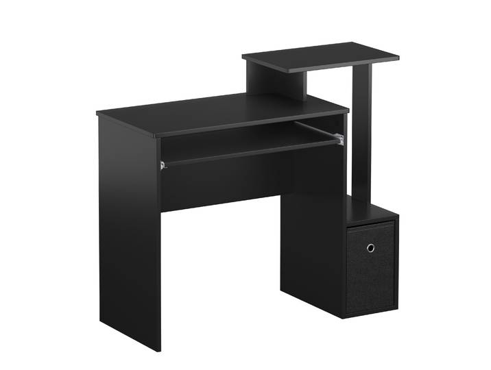 Schreibtisch ARDEN mit Stauraum 99 x 40 x 87 cm schwarz