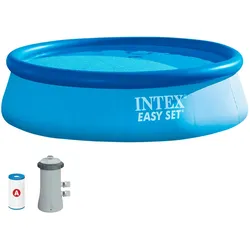 Intex Easy Pool 366 x 76 cm | Rundpool mit Filterpumpe