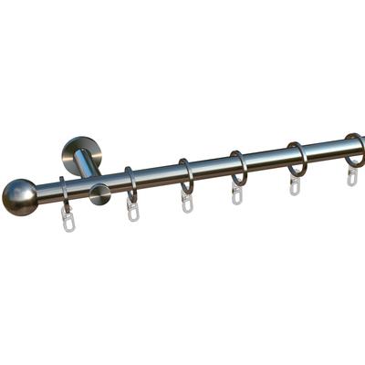 indeko "Formentor" Ø 16 mm 1 läufig-läufig Fixmaß Komplett-Set inkl. Ringen und Montagematerial