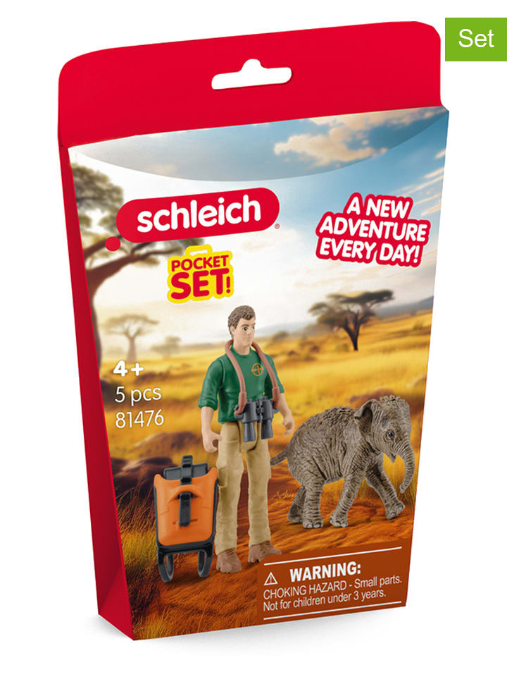 Schleich 5tlg. Spielset "Forscher - 81476" - ab 4 Jahren - onesize