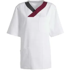 Unisex Schlupfkasask "2548" - XXS - weiß/bordeaux