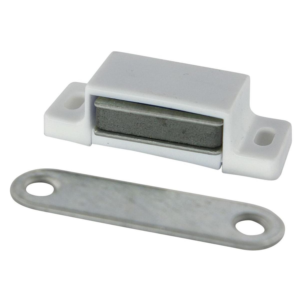 Maco M2 Magnetschnapper inkl.Gegenstück, Haltekraft 4kg, Kunststoff weiss (1 Stk.) (42726148)