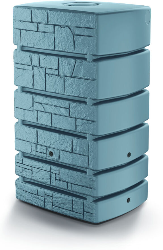 Prosperplast since 1993 Prosperplast Regenwassertank Tower Stone grau 500 L mit Wasserhahn