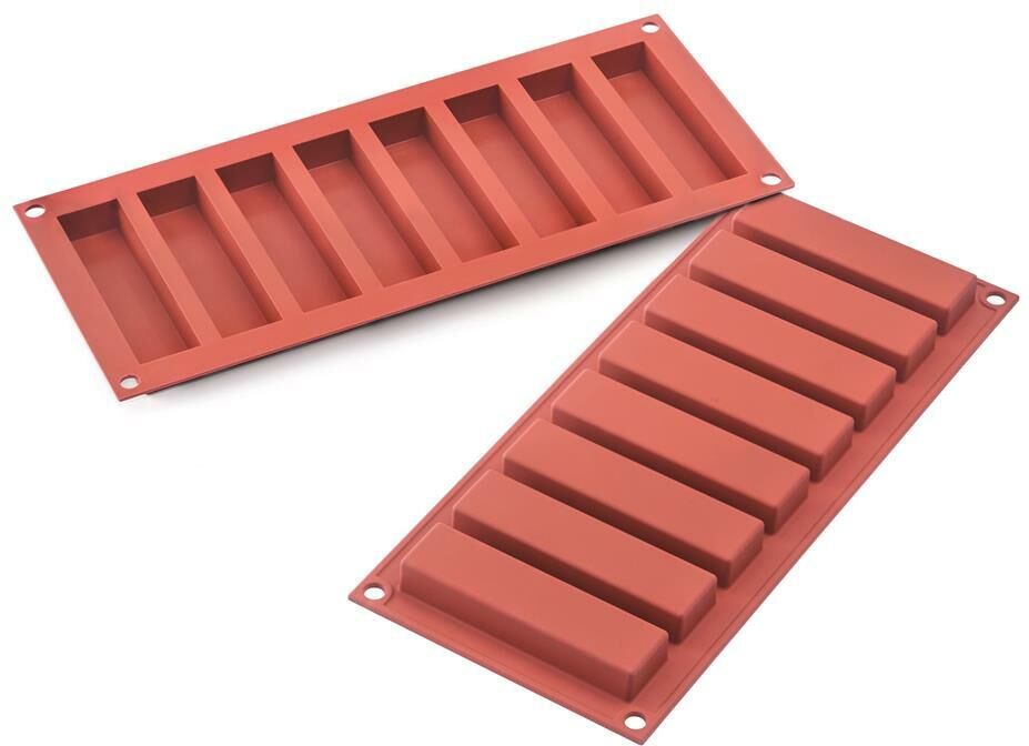 Silikomart Stampo 8 Finanzieri 10 x 2,6 cm