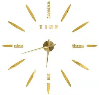 Uplift Treasures 3D Luminous DIY Wall Clock Frameless Design 17