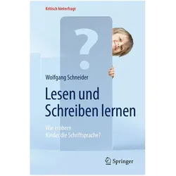 Lesen und Schreiben lernen, Fachbücher von Wolfgang Schneider