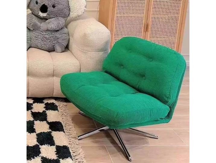MOMO médiéval Bauhaus canapé simple chaise loisirs balcon chaise vert Internet célébrité paresseux canapé loisirs canapé chaise