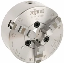 ELMAG RÖHM-Dreibacken Drehfutter DM 200, DIN 55029 Stahlkörper, Camlock - 88944