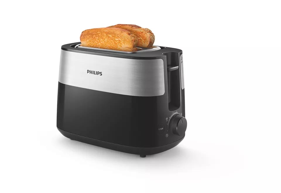 Philips HD2516/90 Daily Collection Toaster - 2 Scheiben, breite Toastkammer