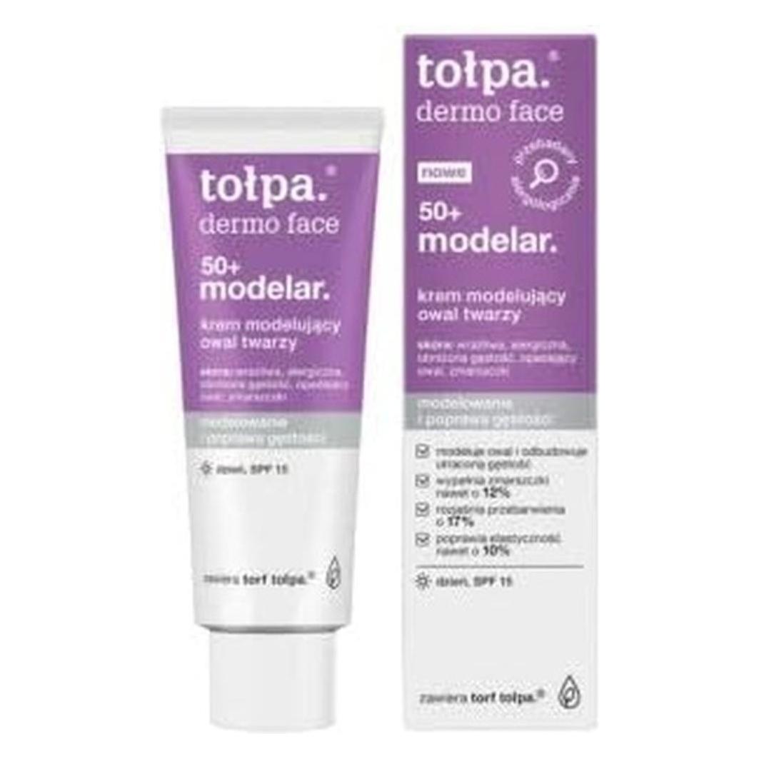 Tołpa Tolpa Dermo Face 50+ Modelar Face Oval Modeling Cream Day SPF15 40ml (40 ml, Tagescreme, SPF 15) (45969955)