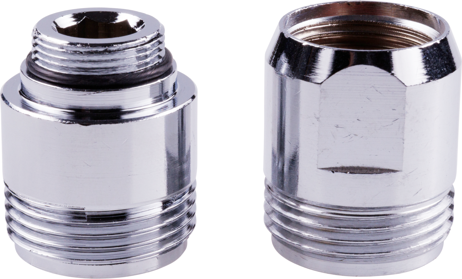 Mamelon Hansa pour robinet mural chromé 59912233 G1/2 x G3/4