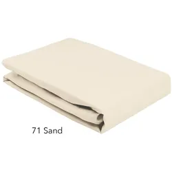 Elegante Boxspring Spannbettlaken - 100x200cm	71 sand