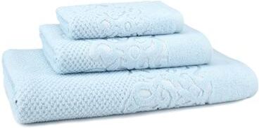 EastNBlue East'N Blue Galata Turkish Cotton Bath Towel Set (Set of 3) - (1 Bath Towel, 1 Hand Towel, 1 Washcloth)
