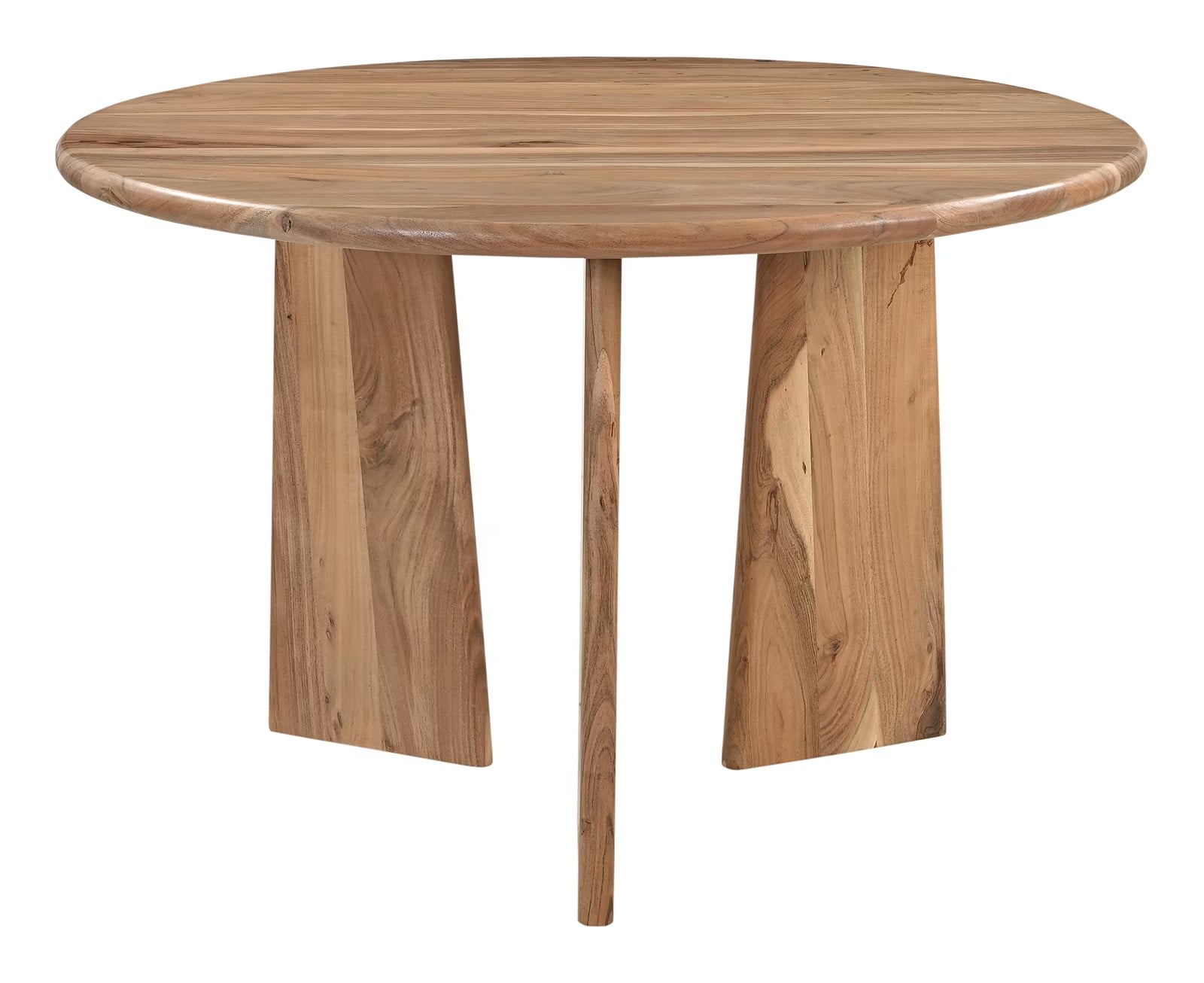 Artistiq Living Sequia Ronde Eettafel van Acaciahout, Bruin, Diameter: 120 cm