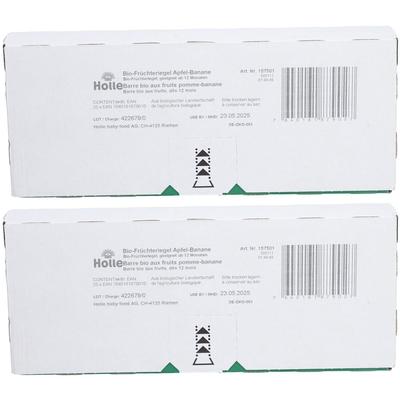 Holle Fruchtriegel Apfel-Banane bio x2 2x20x25 g Riegel
