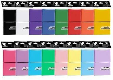 Uplift Essentials Matte Standard Card Sleeves 100 Pack Trading Card Protectors For TCG And Board Games pink