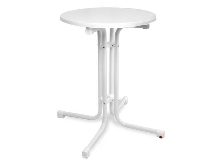 Table de bistrot Bistroni Ø 60 x H 70 cm blanche