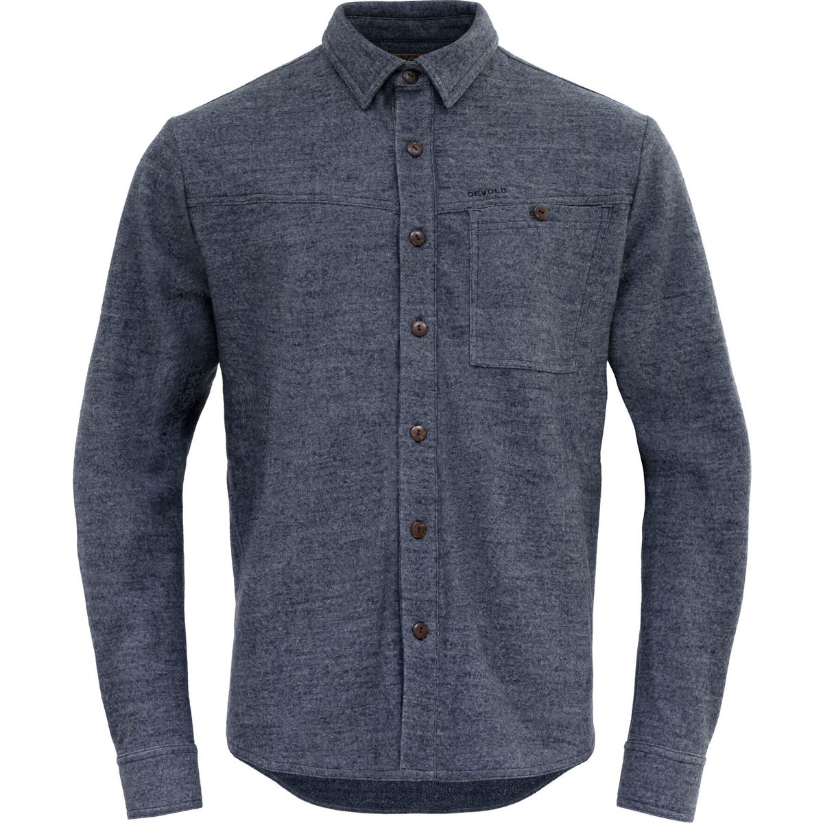Devold of Norway Merino Overshirt ink melange (284A) M GO 251 450 A 284A M