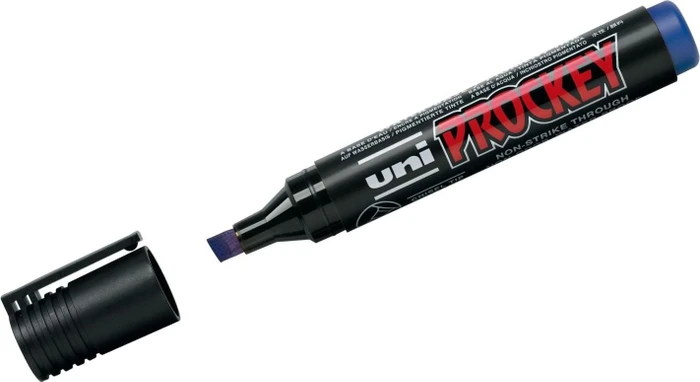 uni-ball Uni Prockey PM-126 Flipchart-Marker blau 3,0 - 6,0 mm, 1 St.