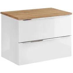 WASCHTISCHUNTERSCHRANK 80.4cm April Weiß