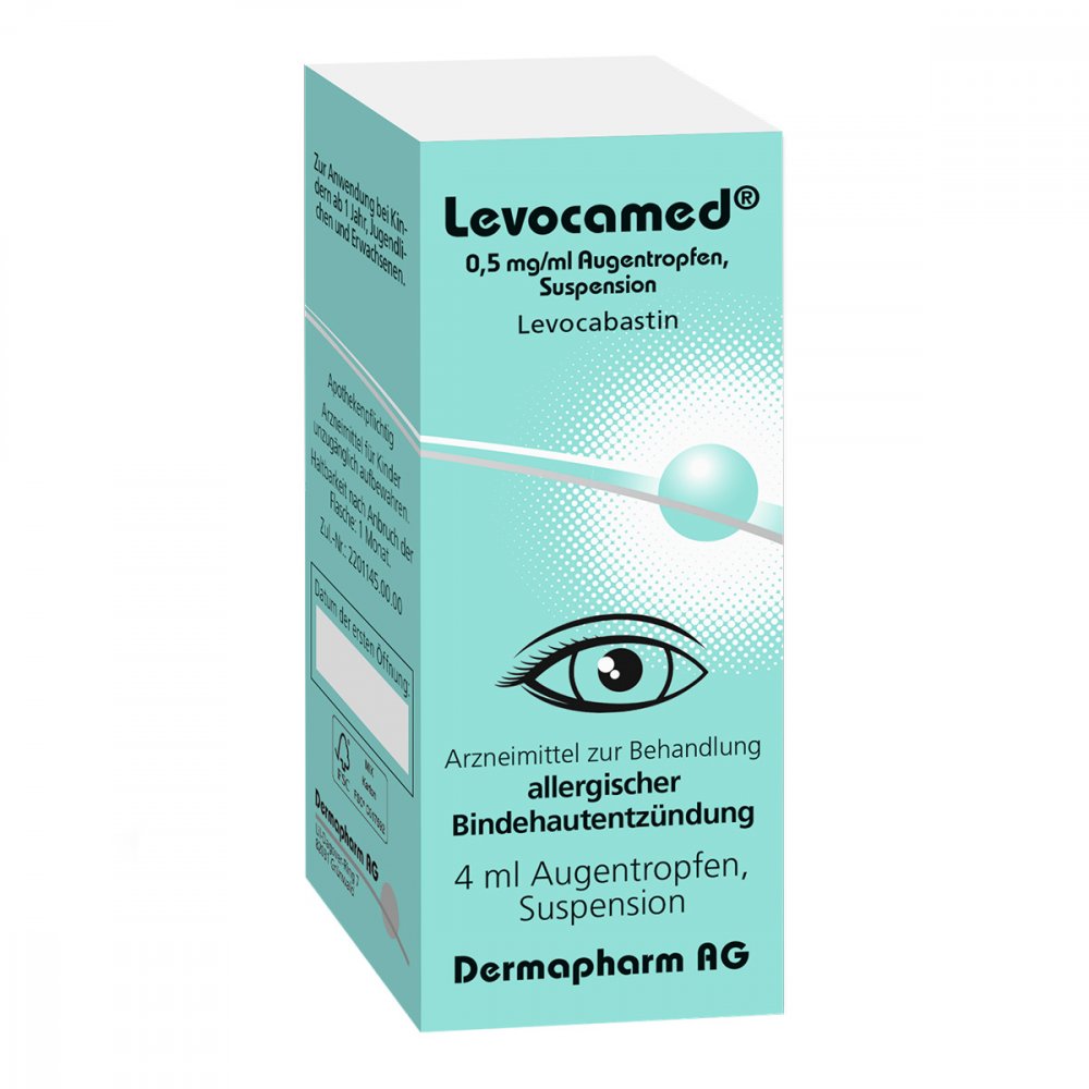 Allergopharma GmbH & Co. KG Levocamed 0,5 mg/ml Augentropfen Suspension 15624812