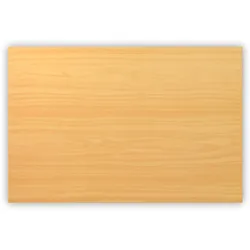 bümö Tischplatte 120x80 cm in Buche, Schreibtischplatte aus Holz, Holzplatte, Spanplatte kratzfest beschichtet, ABS-Kante, 120 kg Tragkraft für DIY