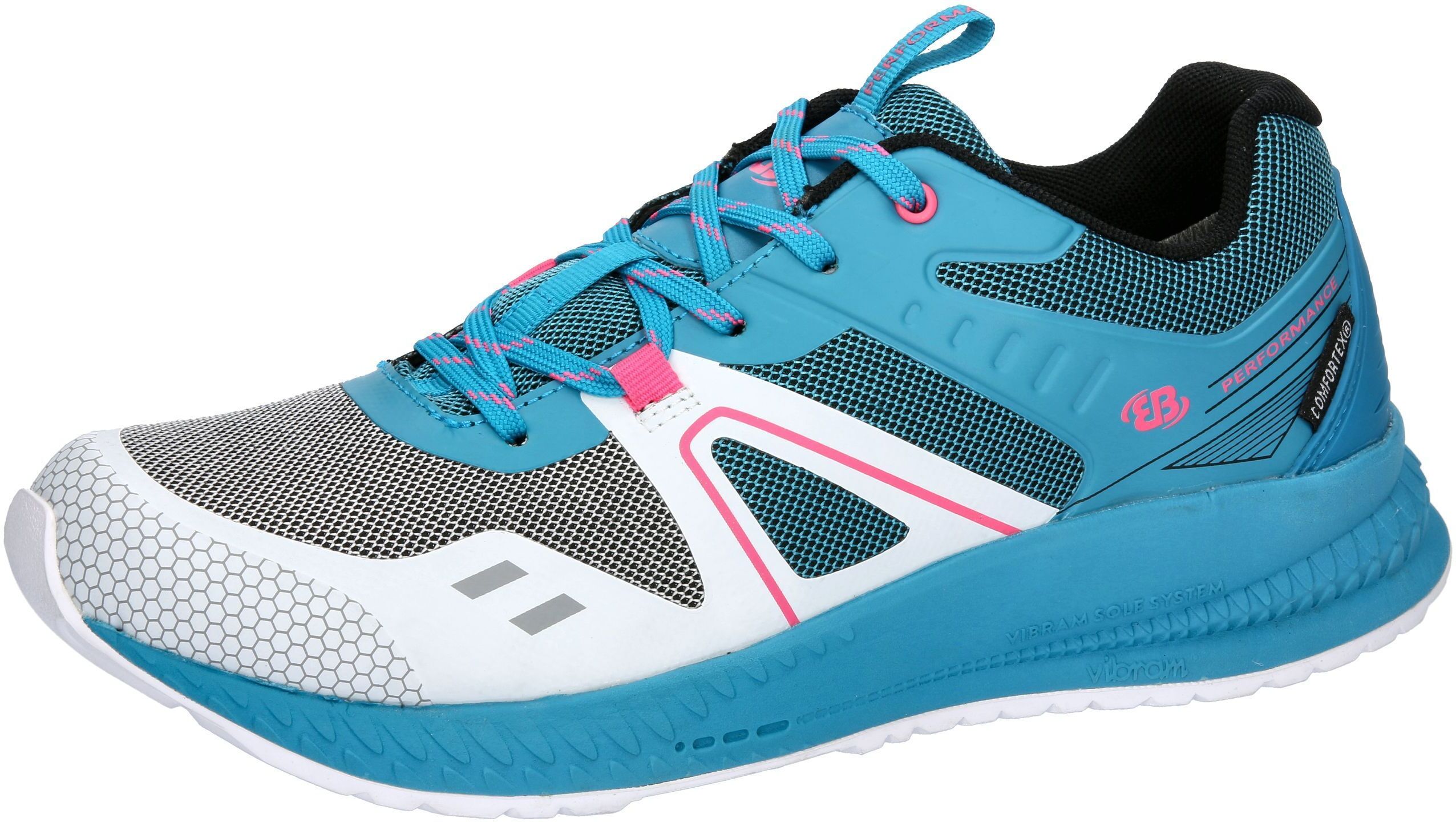 Outdoorschuh BRÜTTING "Outdoorschuh Argos", Damen, Gr. 38, blau, Synthetik, Schuhe Outdoorschuh blau 38