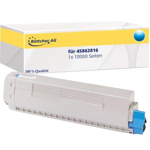 kompatibel für Oki 45862816, 10000 Seiten, cyan