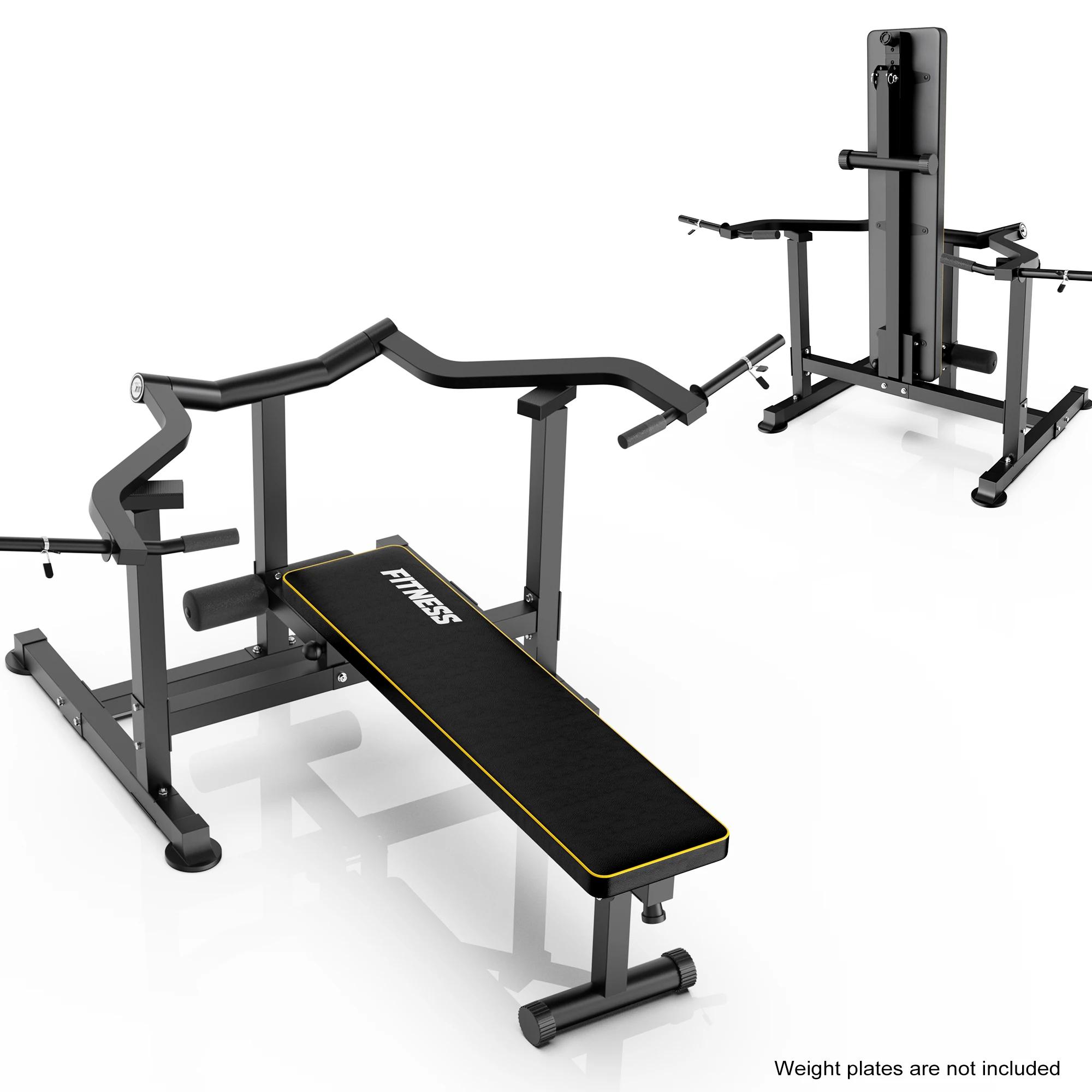 Multifunktionale Brustpressmaschine - Heimtrainingsbank - Unabhängige Konvergenzarme - Brust-, Schulter- und Core-Training