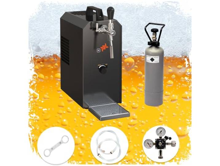 ich-zapfe Ensemble Complet Tireuse a Biere - Jet 30 Machine a Biere\, Pompe a Biere 1 Ligne\, 35 litres/h\, Professionnelle\, tête de Distribution: sans