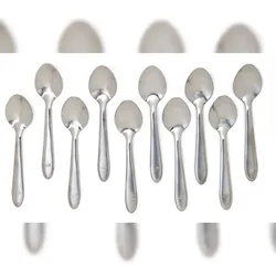 12 x Mokka-Löffel Inox Basic - Hergestellt in Portugal