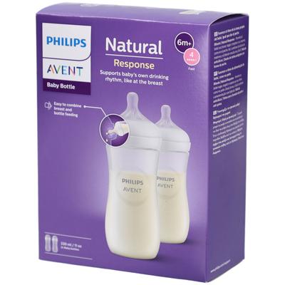 Philips Avent Natural Response Zuigfles Scy906/02 DUO 2 St Flaschen