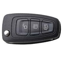 Silca Afstandsbediening auto met transponder HU101AR24 voor Ford - 3 knoppen