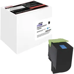 edding Toner EDD-6049 cyan kompatibel zu LEXMARK 71B0020/71B20C0