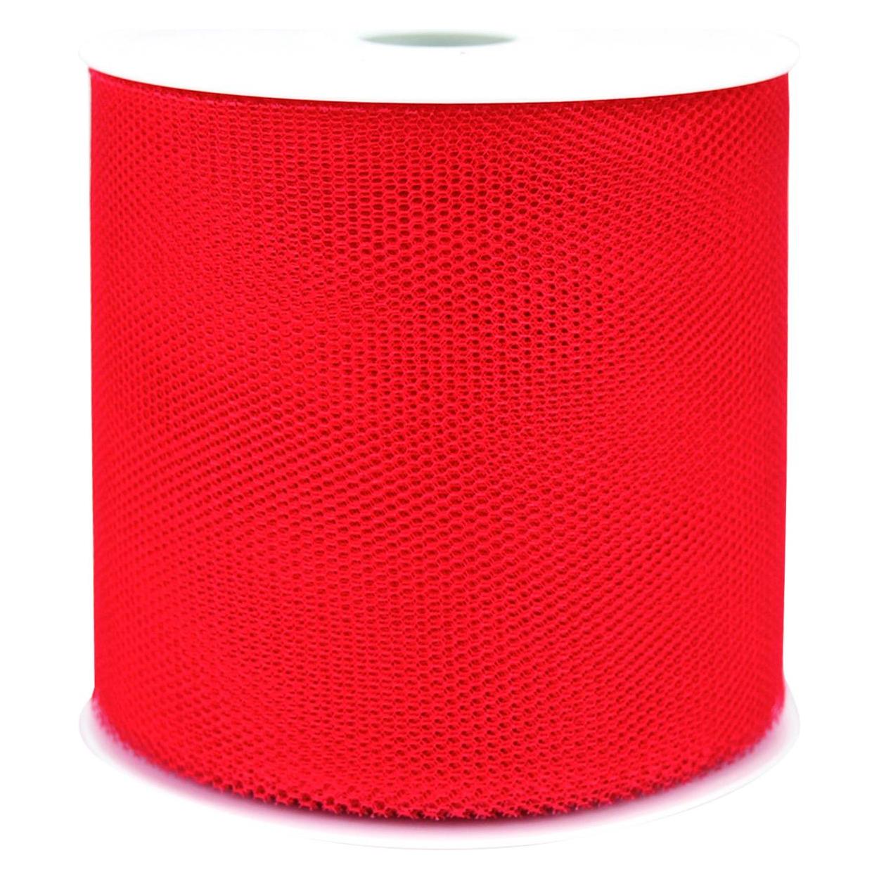 Goldina Zierband Tüll 100mmx50m rot (8498 10020 0050)