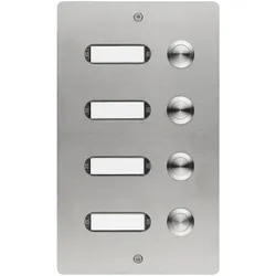 Grothe Funk-Etagenplatte V2A ETA-Funk V2A AP LED 4WE