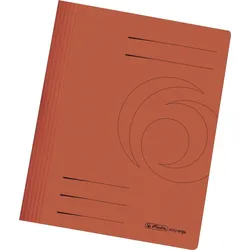 herlitz Schnellhefter A4 Karton 240g/qm intensiv orange