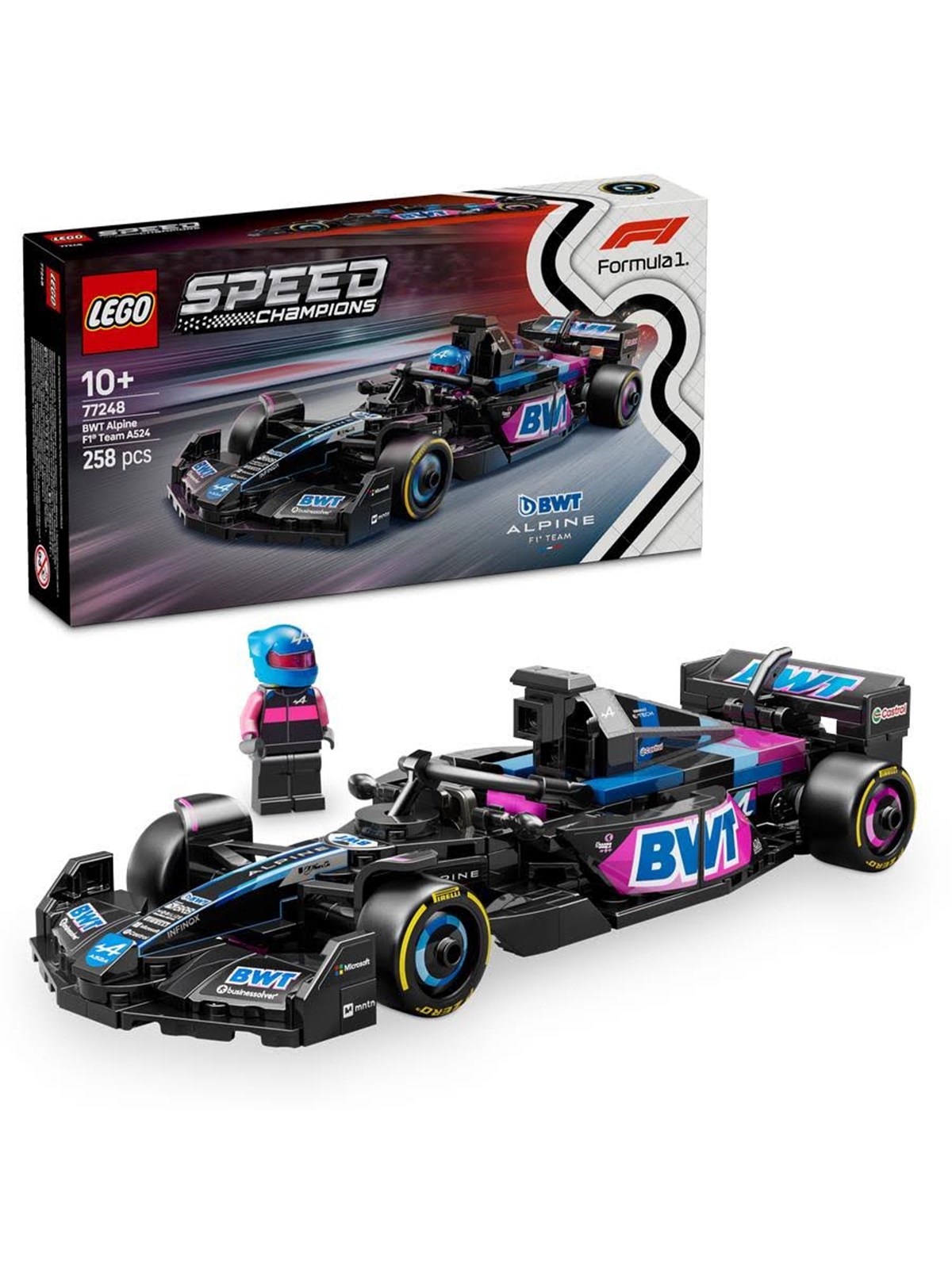 LEGO Speed Champions 77248 BWT Alpine F1 Team A524 Rennauto