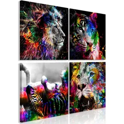 KUNSTDRUCK Bunt 90/90 cm