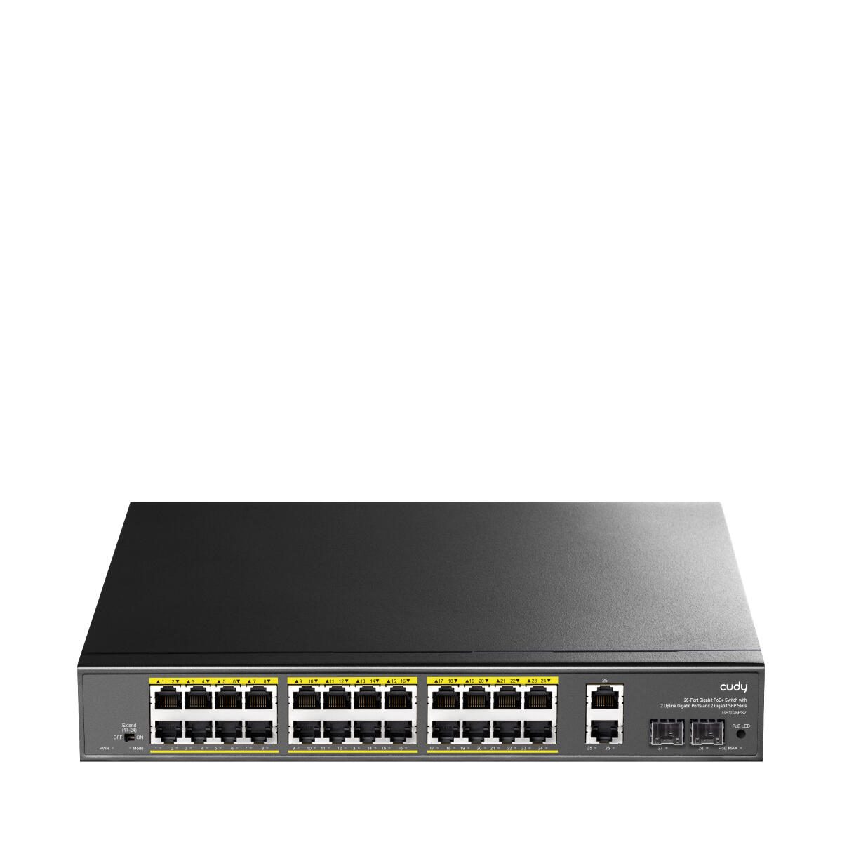 cudy GSwitch 24+2P GS1026PS2 PoE+ SFP