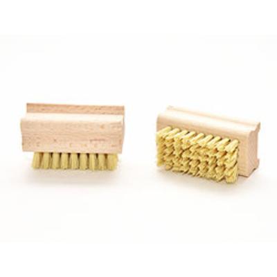 Holz Nagelbürste MINI – Handliche Holzbürste mit Naturborsten zur effektiven Reinigung von Nägeln und Händen, Beige, 1 Stück