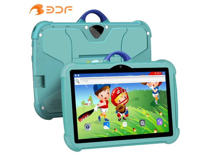 Nouvelles tablettes Android 7 pouces 5G WiFi pour enfants, tablette éducative, cadeau d'anniversaire pour enfants, 4 Go de RAM, 64 Go de ROM, processeur quadricœur, 4000 mAh