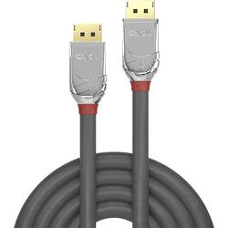 LINDY DisplayPort Anschlusskabel DisplayPort Stecker, DisplayPort Stecker 0.50 m Grau 36300 DisplayPort-Kabel