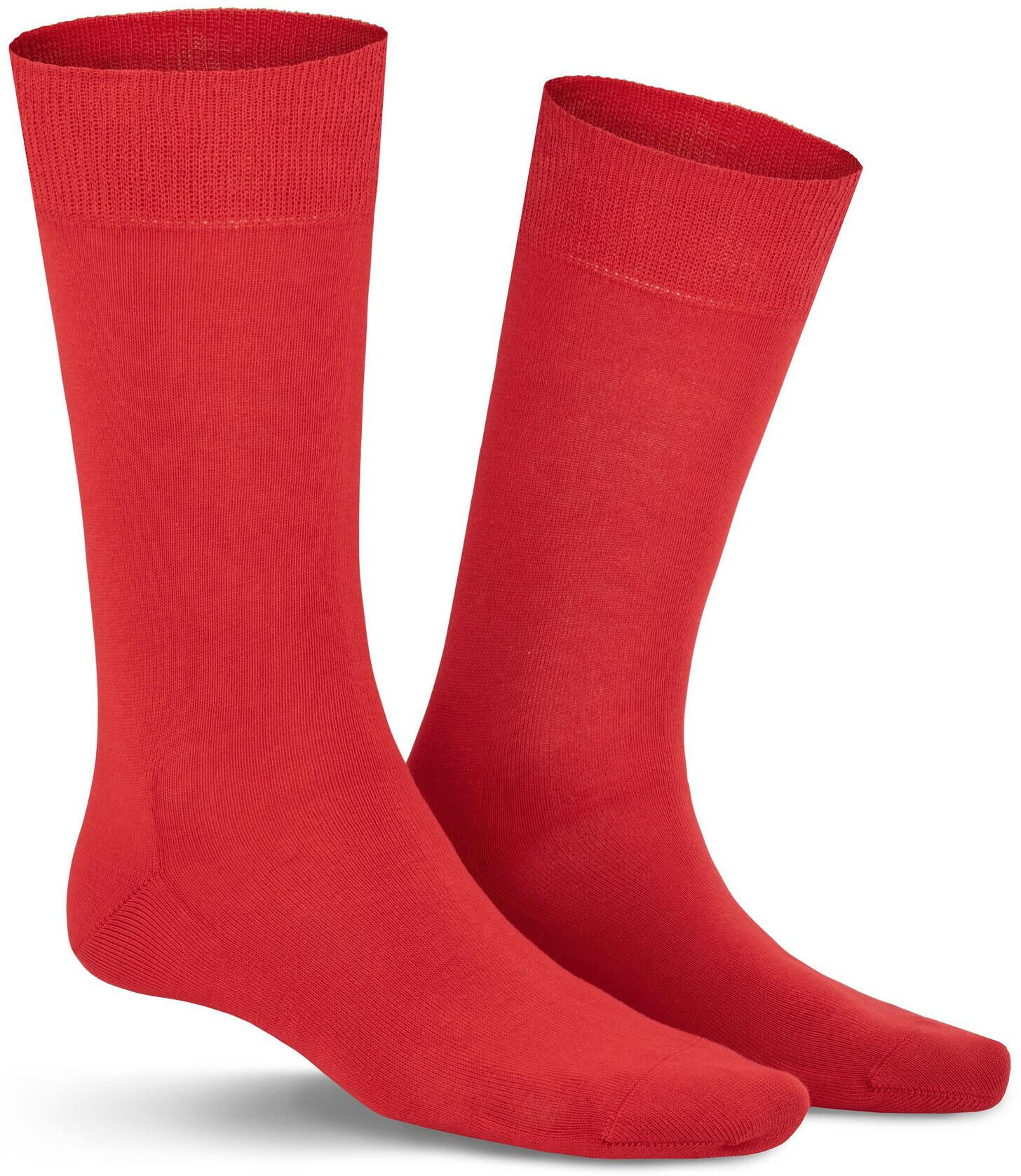 Socken KUNERT "RICHARD", Herren, Gr. 43-46, Sockengrösse, rot, Baumwollmischung, normal, Socken Socken, druckfreier Komfortbund, weich, sportlicher Look rot 43-46, Sockengrösse