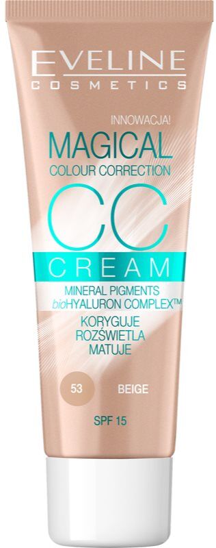 Eveline Cosmetics Magical Colour Correction CC Cream LSF 15 Farbton 53 Beige 30 ml