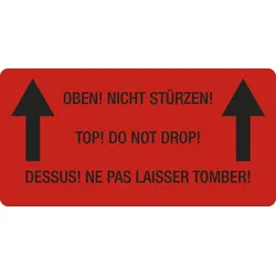 EICHNER Warnetiketten 100,0 x 50,0 mm