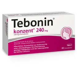 TEBONIN konzent 240 mg Filmtabletten 80 St
