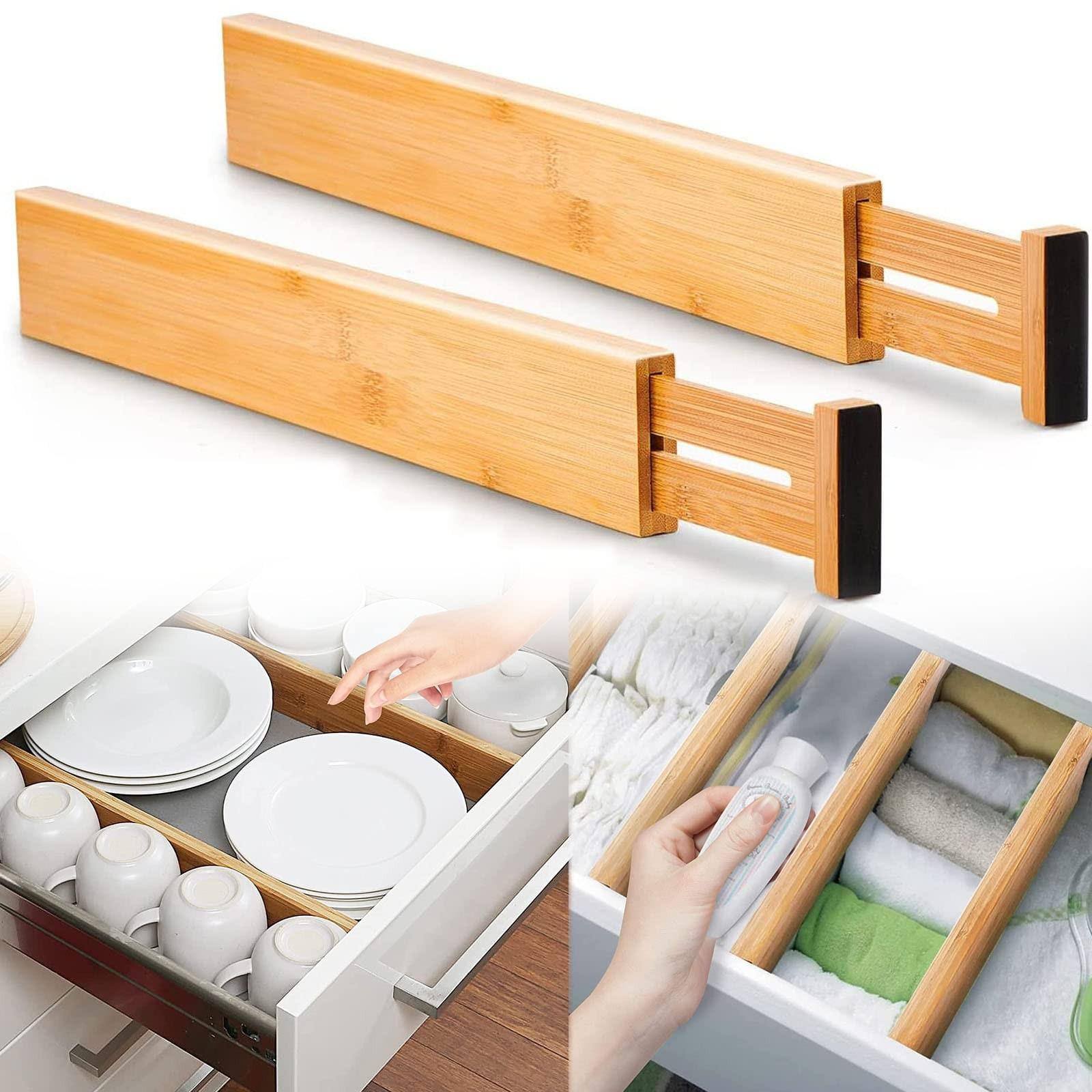 Verstelbare Bamboo Ladeverdeler - Set van 2